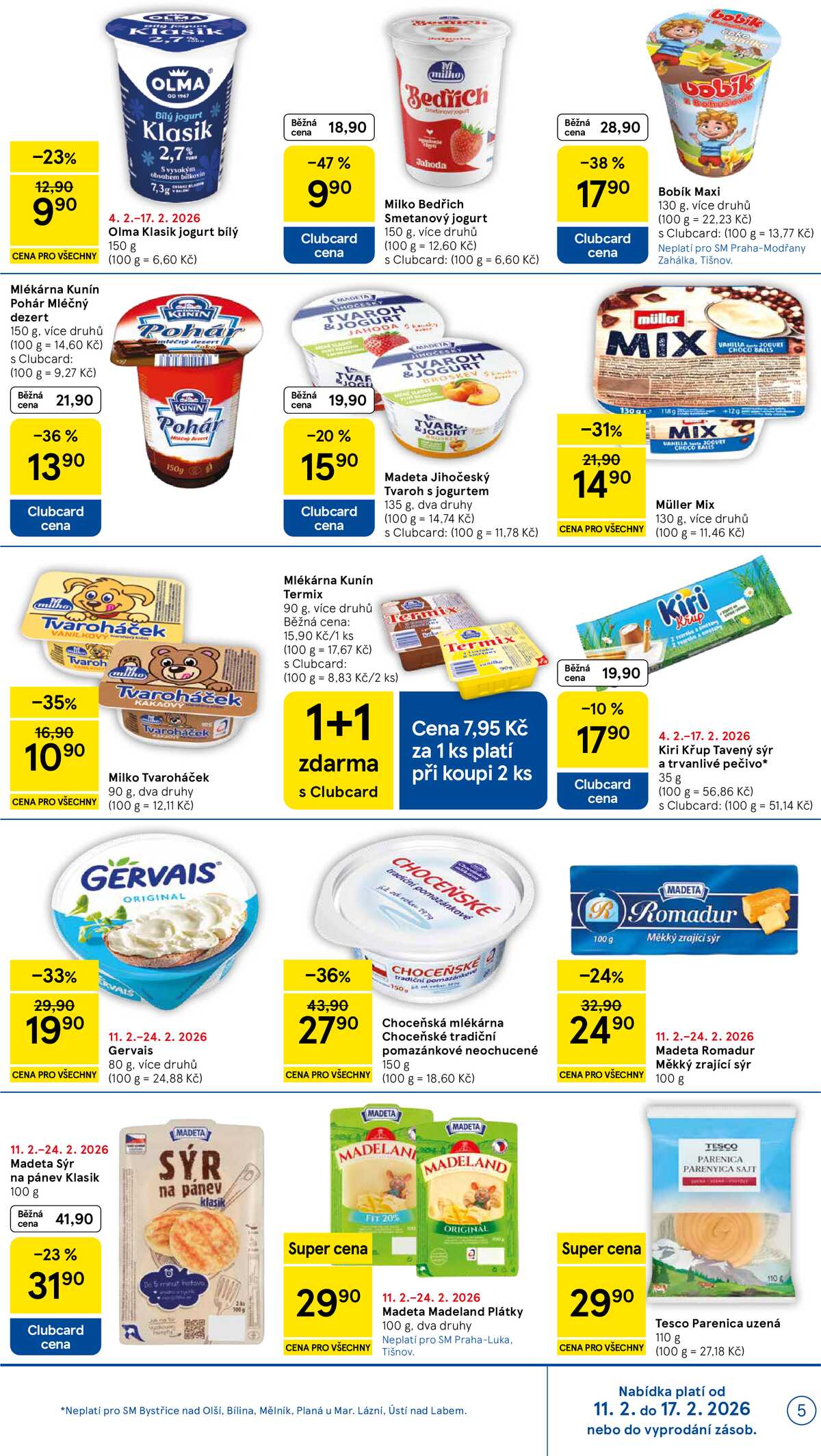 Tesco supermarkety od 11.2. do 17.2.2026 strana 5