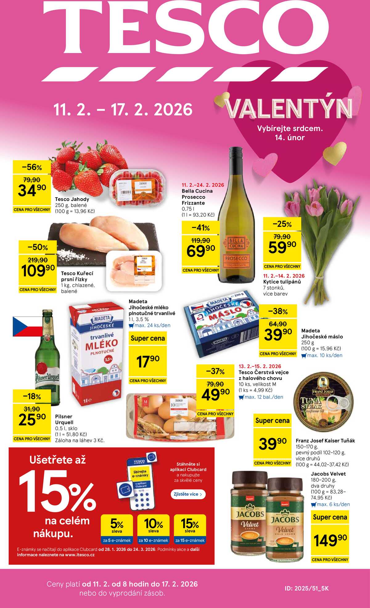 Tesco malé hypermarkety od 11.2. do 17.2.2026 strana 1