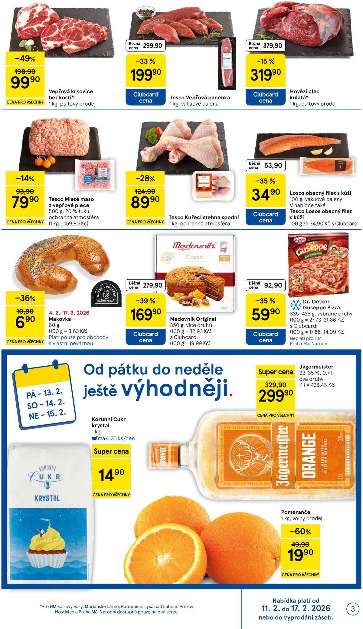 Tesco malé hypermarkety od 11.2. do 17.2.2026 strana 3