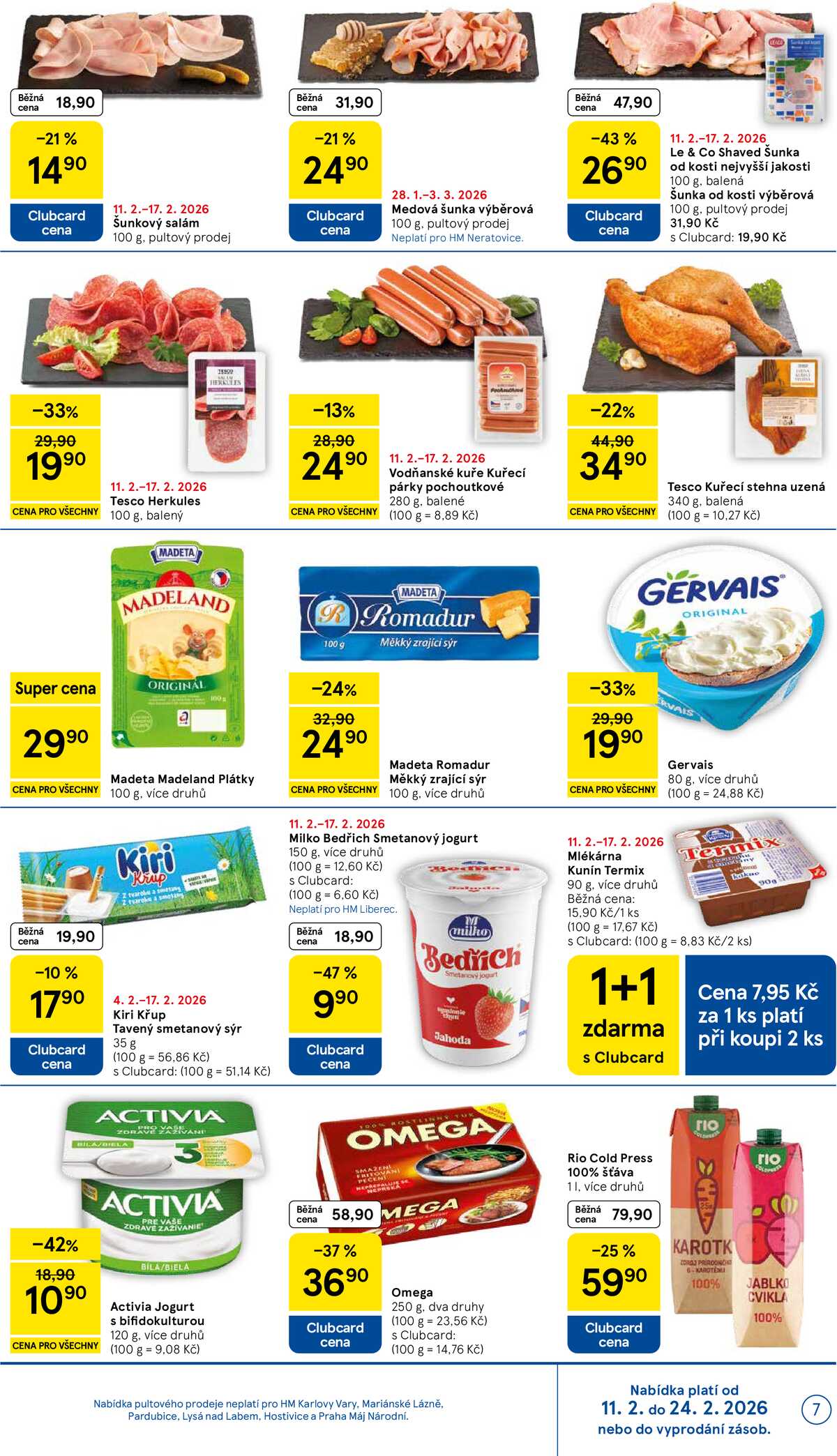Tesco malé hypermarkety od 11.2. do 17.2.2026 strana 7