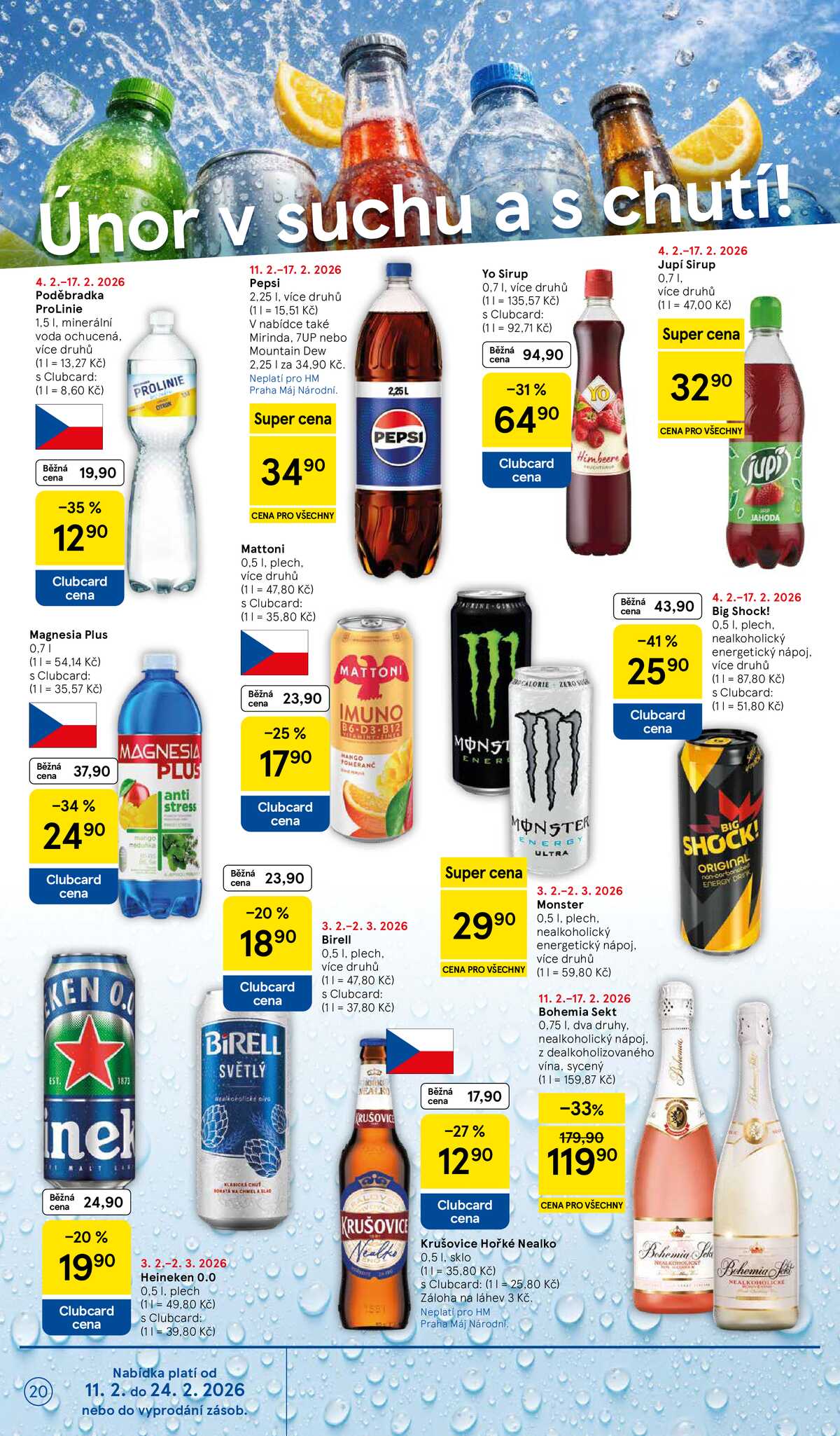 Tesco malé hypermarkety od 11.2. do 17.2.2026 strana 20