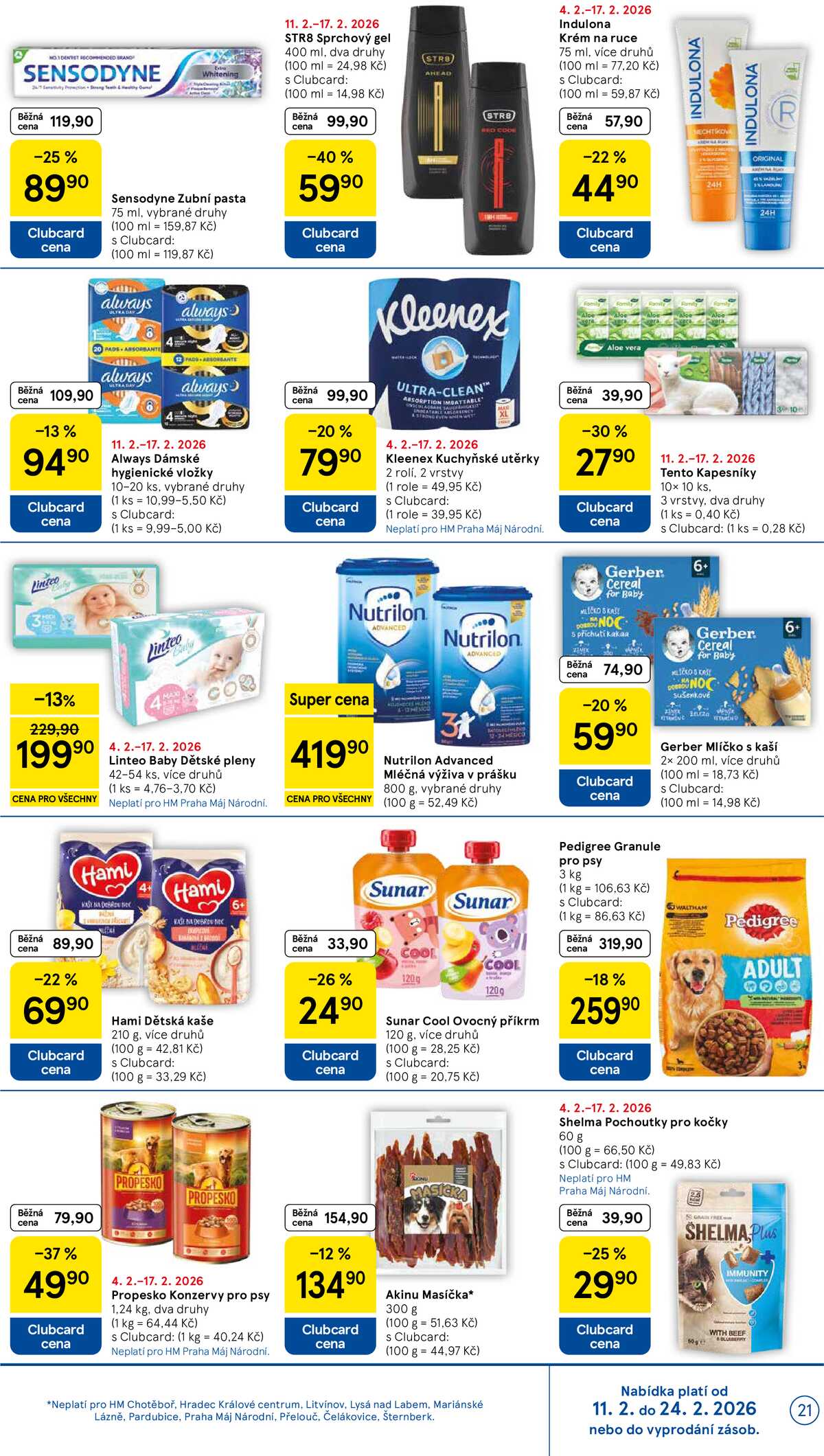 Tesco malé hypermarkety od 11.2. do 17.2.2026 strana 21