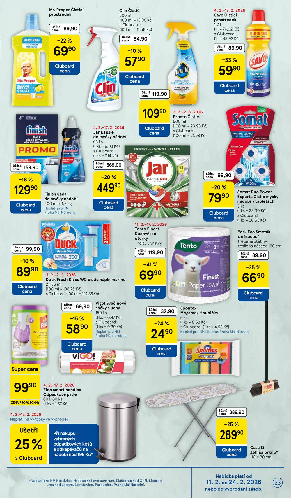 Tesco malé hypermarkety od 11.2. do 17.2.2026