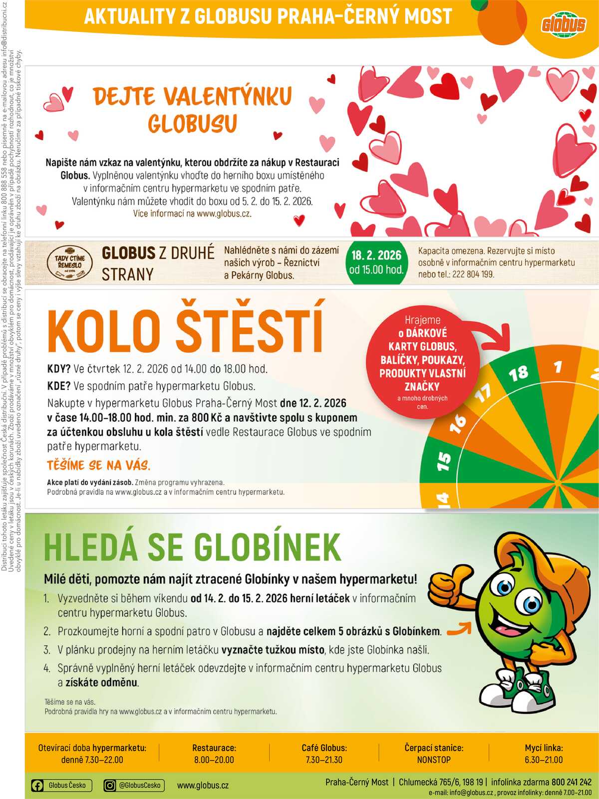 Akční leták Globus 11.2. - 17.2.2026 - Globus Praha - Centrum Černý Most strana 28