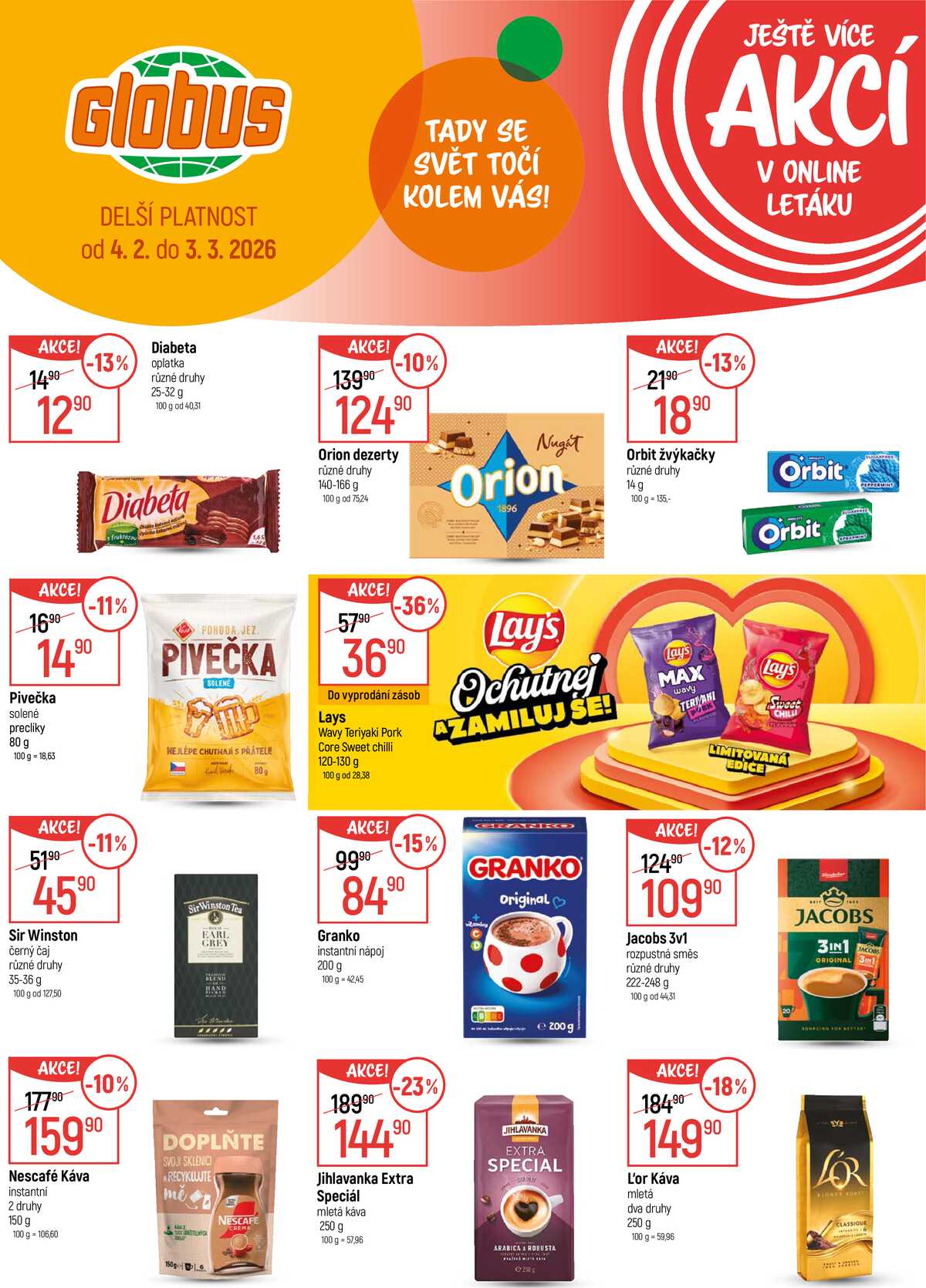 Akční leták Globus 11.2. - 17.2.2026 - Globus Praha - Centrum Černý Most strana 29