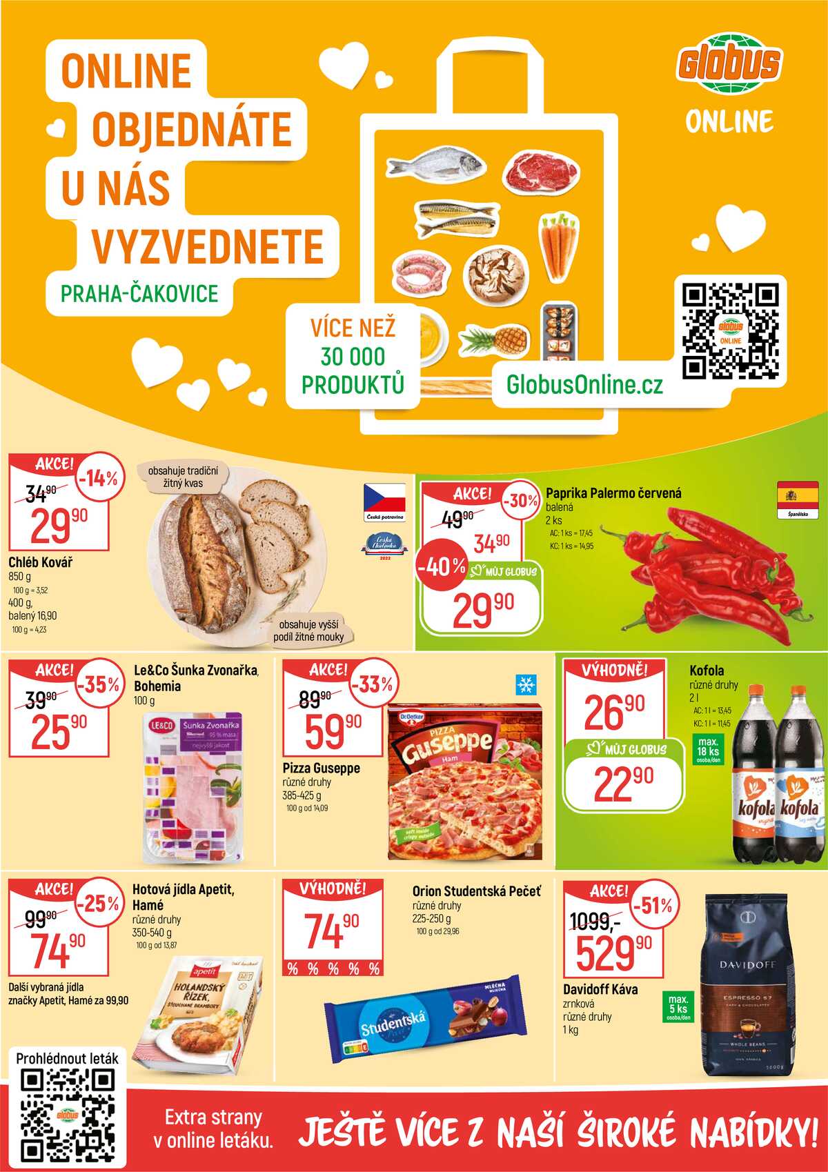 Akční leták Globus 11.2. - 17.2.2026 - Globus Praha - Čakovice strana 2