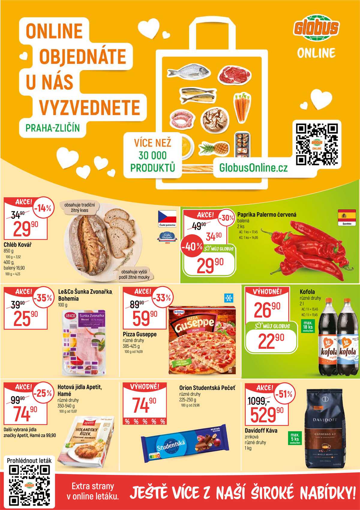 Akční leták Globus 11.2. - 17.2.2026 - Globus Praha - Zličín strana 2