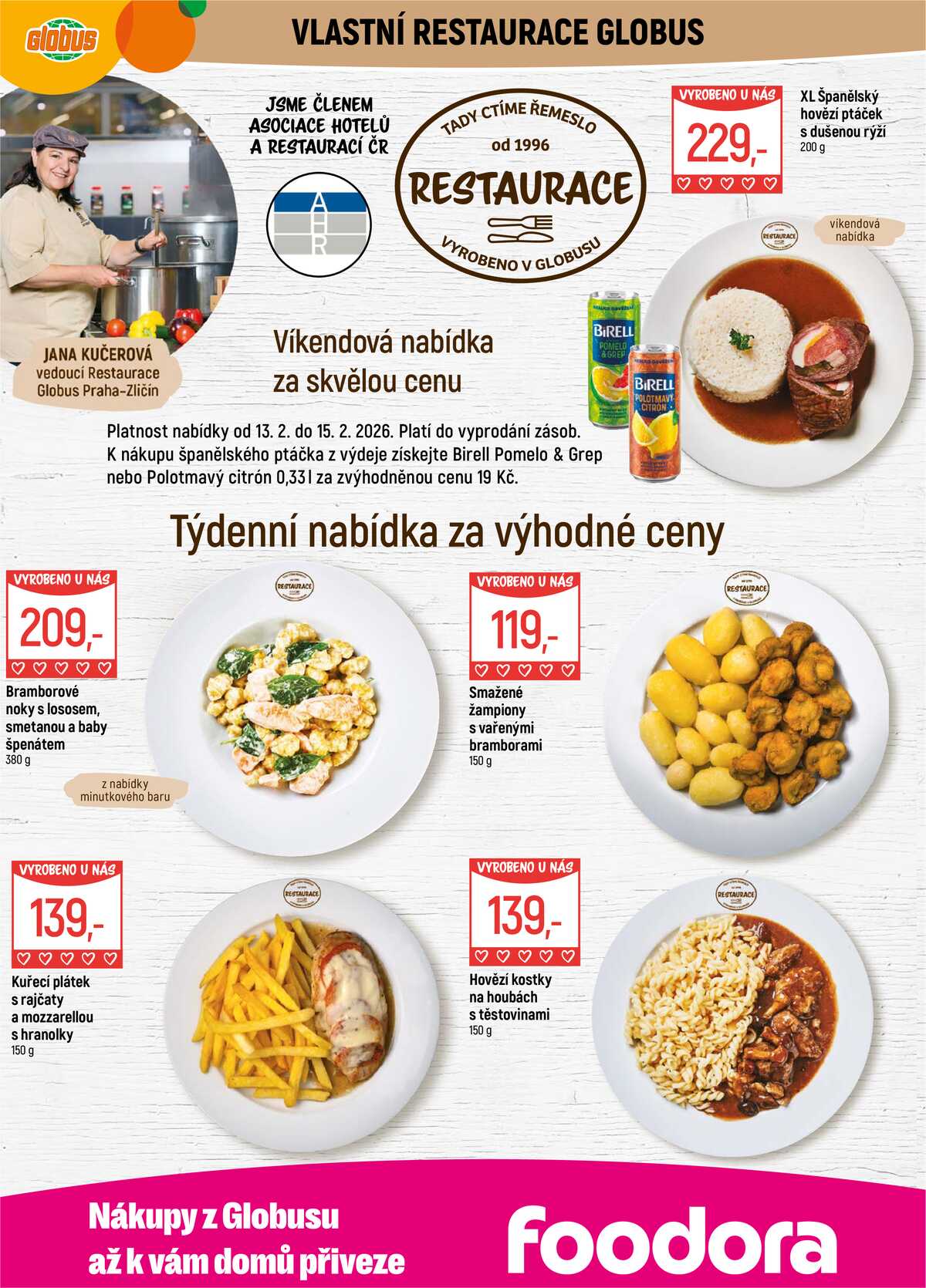 Akční leták Globus 11.2. - 17.2.2026 - Globus Praha - Zličín strana 9