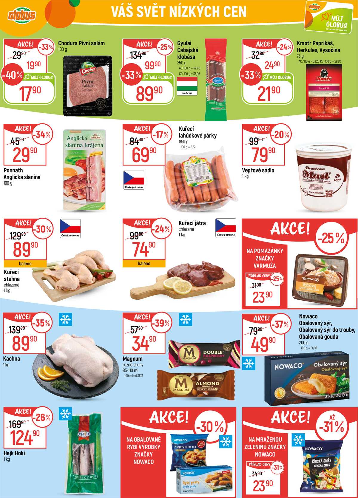 Akční leták Globus 11.2. - 17.2.2026 - Globus Praha - Zličín strana 16