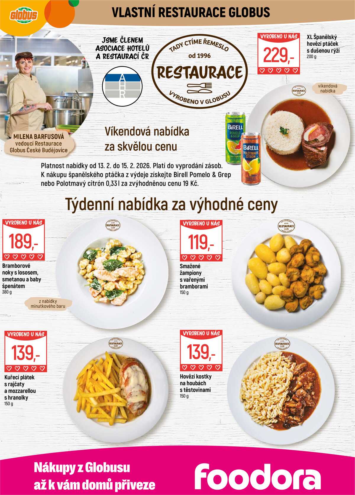 Akční leták Globus 11.2. - 17.2.2026 - Globus České Budějovice strana 9