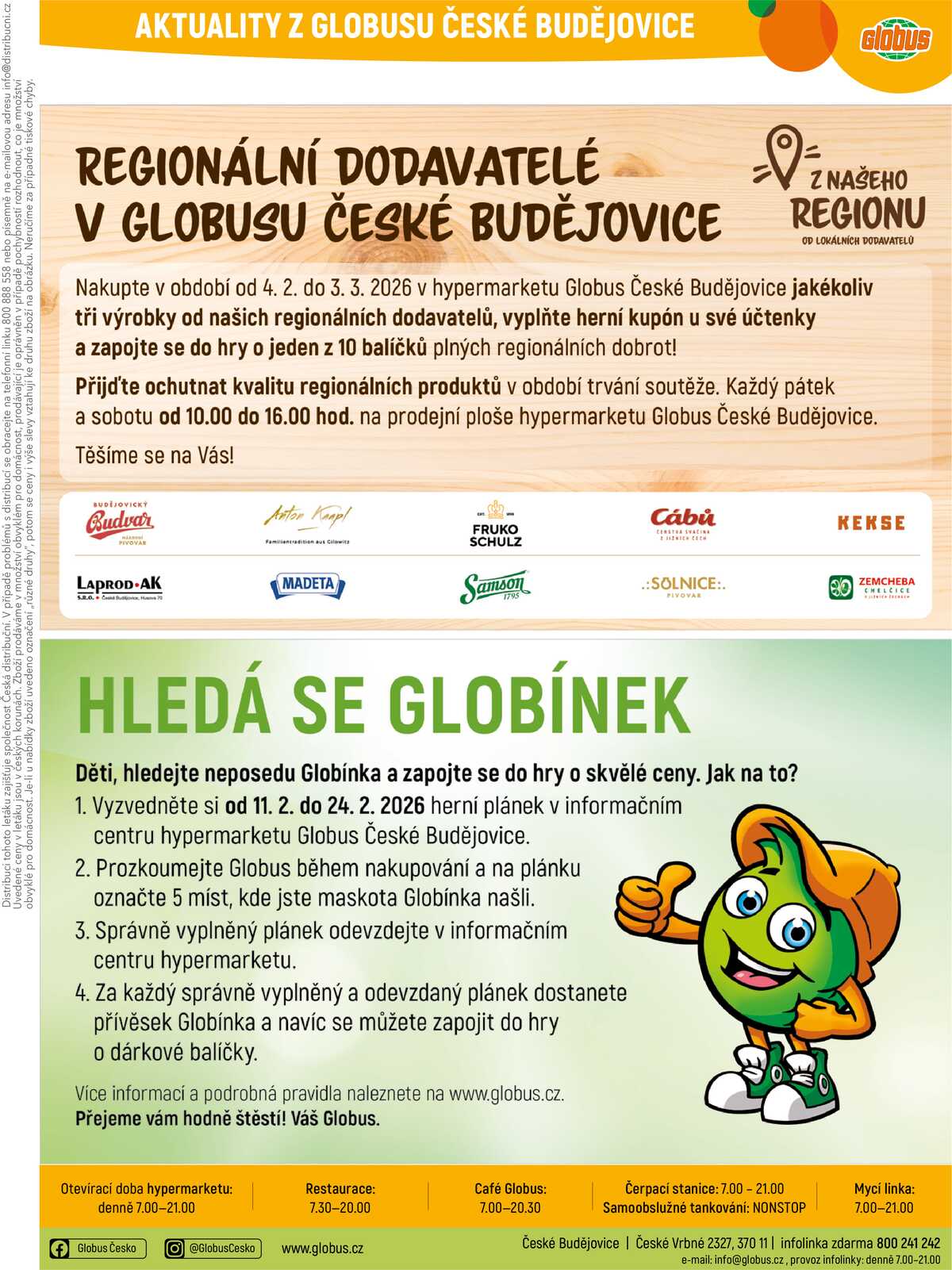 Akční leták Globus 11.2. - 17.2.2026 - Globus České Budějovice strana 28