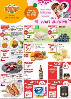 Akční leták Globus 11.2. - 17.2.2026 - Globus Havířov