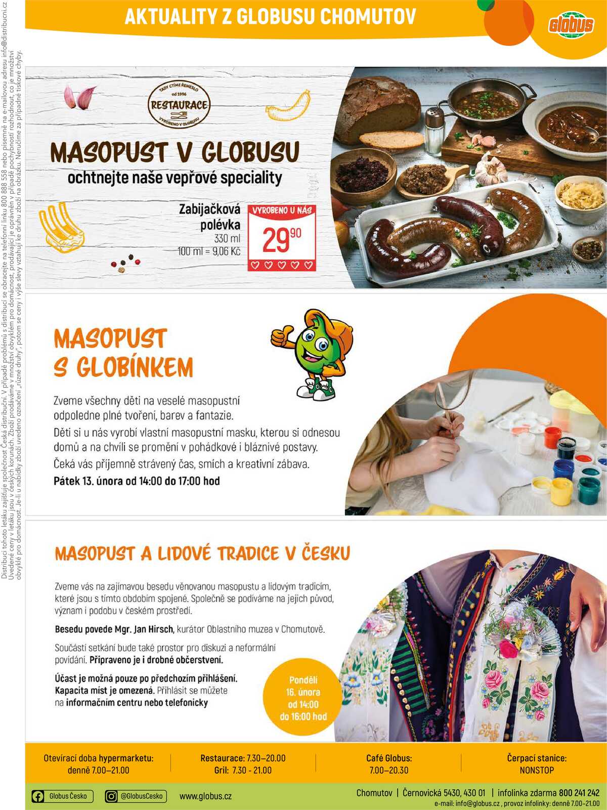 Akční leták Globus 11.2. - 17.2.2026 - Globus Chomutov strana 28