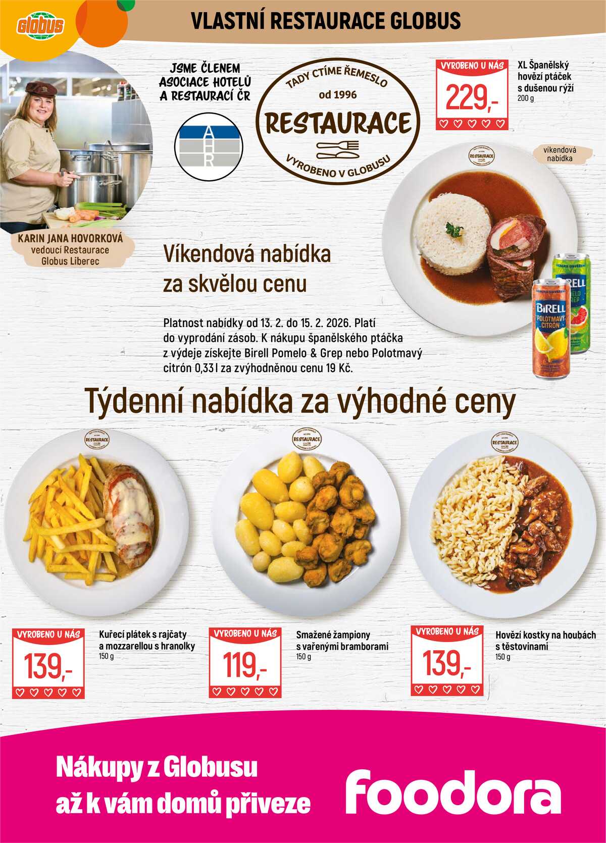 Akční leták Globus 11.2. - 17.2.2026 - Globus Liberec strana 9