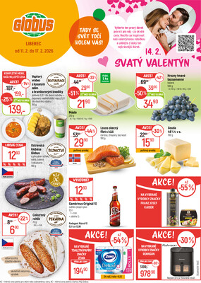 Akční leták Globus 11.2. - 17.2.2026 - Globus Liberec