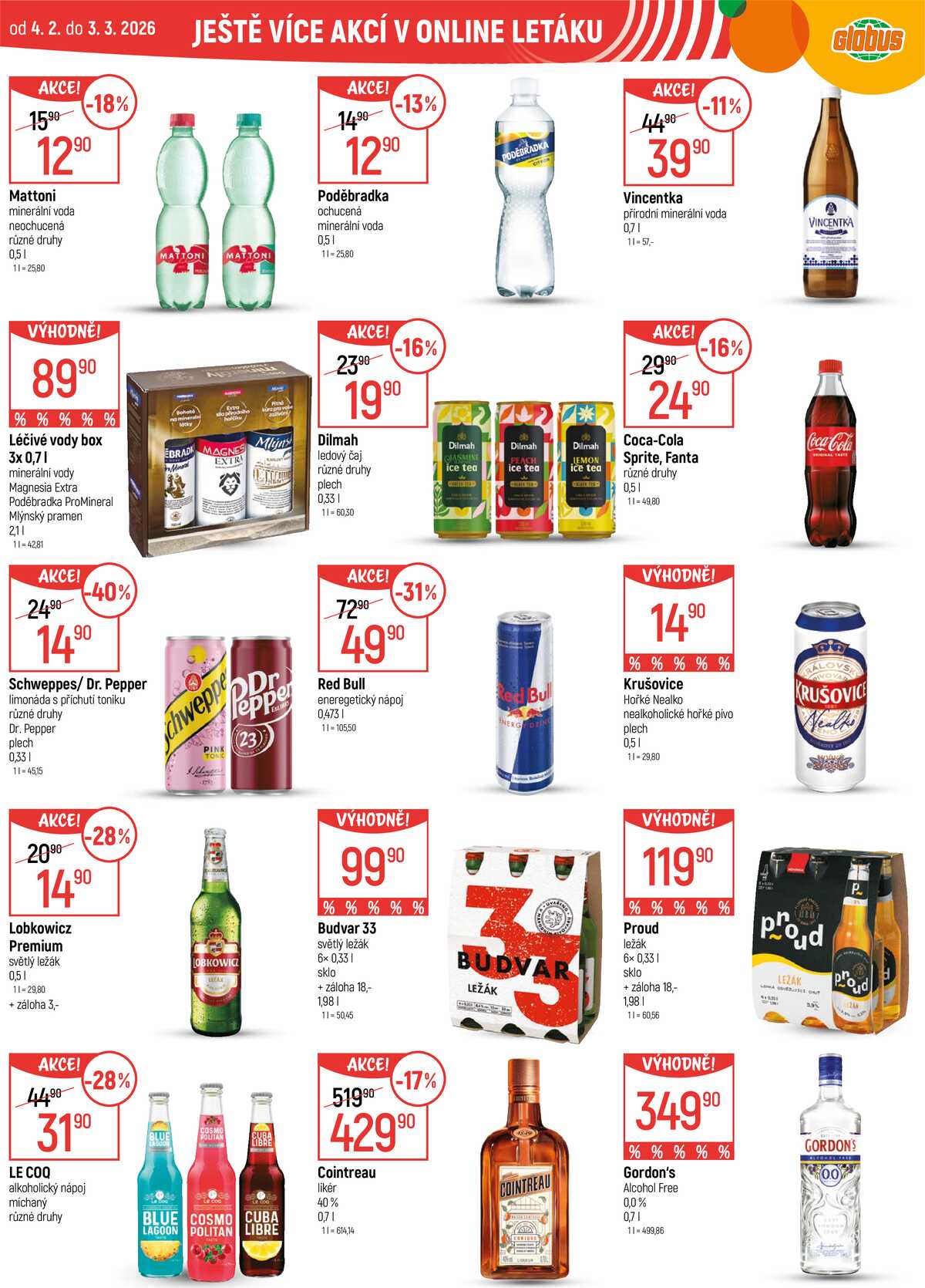 Akční leták Globus 11.2. - 17.2.2026 - Globus Pardubice strana 31