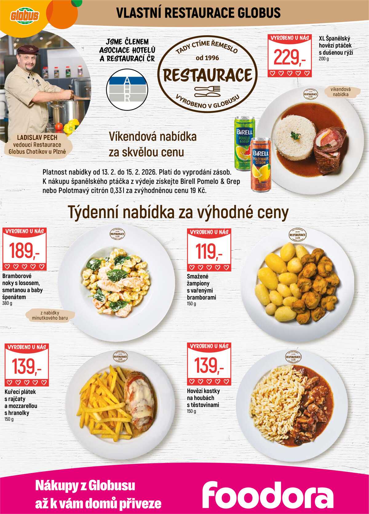 Akční leták Globus 11.2. - 17.2.2026 - Globus Chotíkov u Plzně strana 9