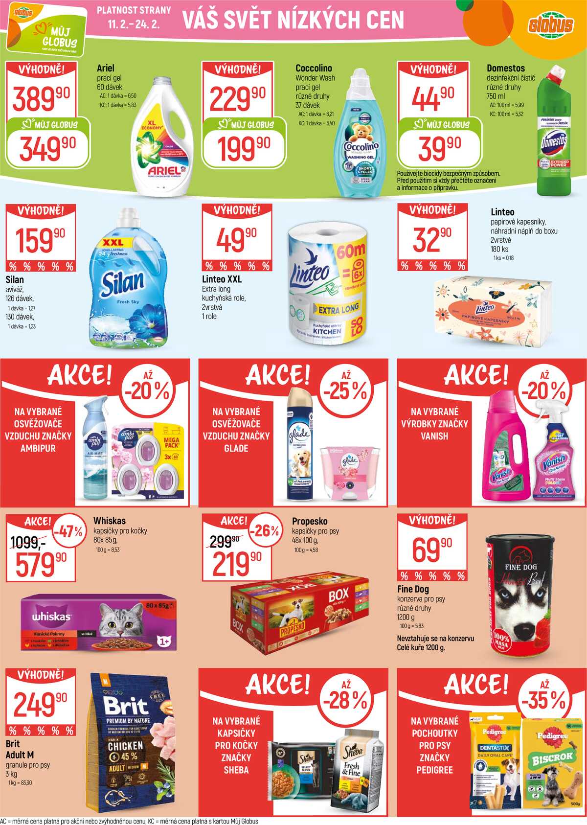 Akční leták Globus 11.2. - 17.2.2026 - Globus Brno Ivanovice strana 24
