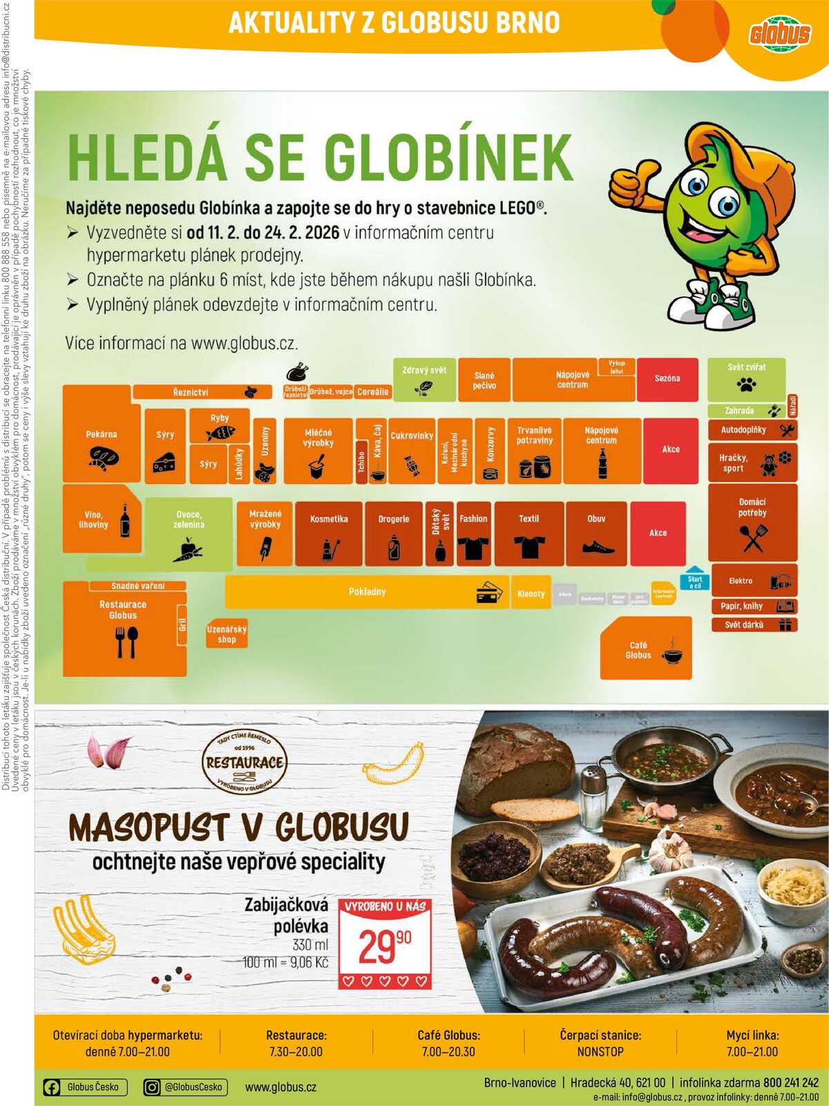 Akční leták Globus 11.2. - 17.2.2026 - Globus Brno Ivanovice strana 28