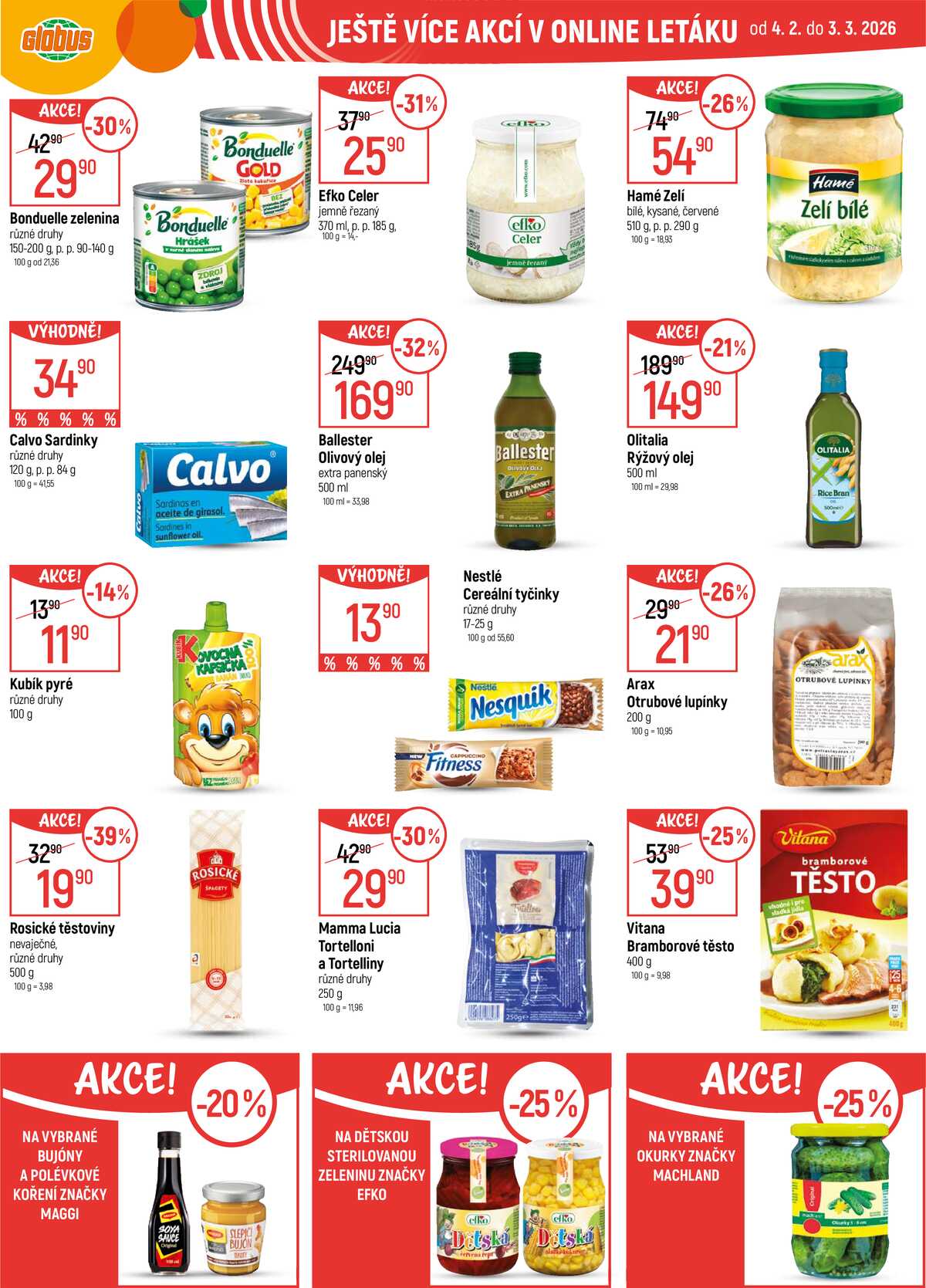 Akční leták Globus 11.2. - 17.2.2026 - Globus Brno Ivanovice strana 30