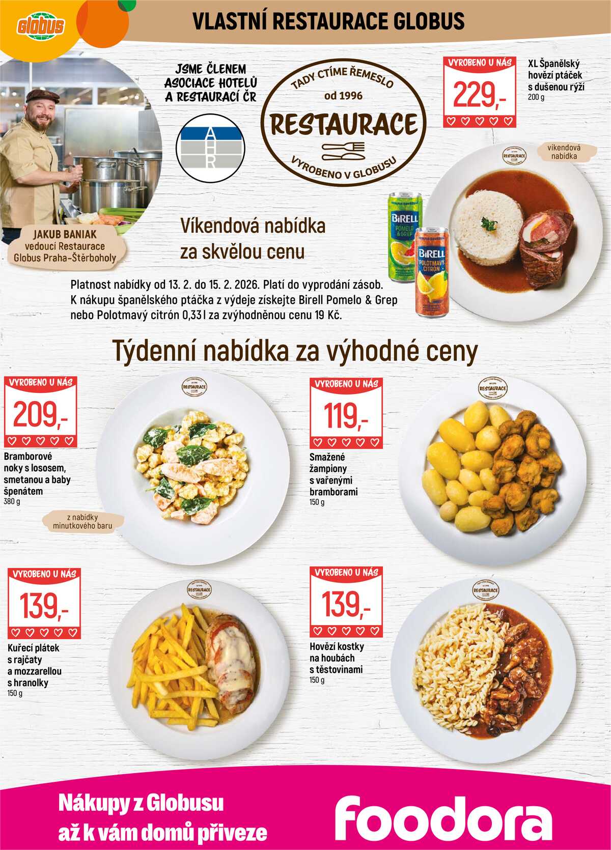 Akční leták Globus 11.2. - 17.2.2026 - Globus Praha - Štěrboholy strana 9