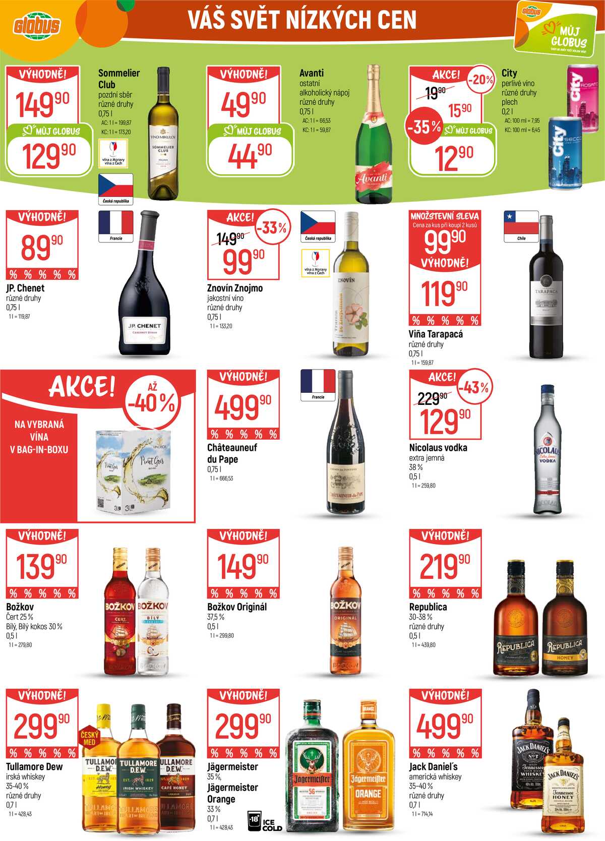 Akční leták Globus 11.2. - 17.2.2026 - Globus Praha - Štěrboholy strana 20