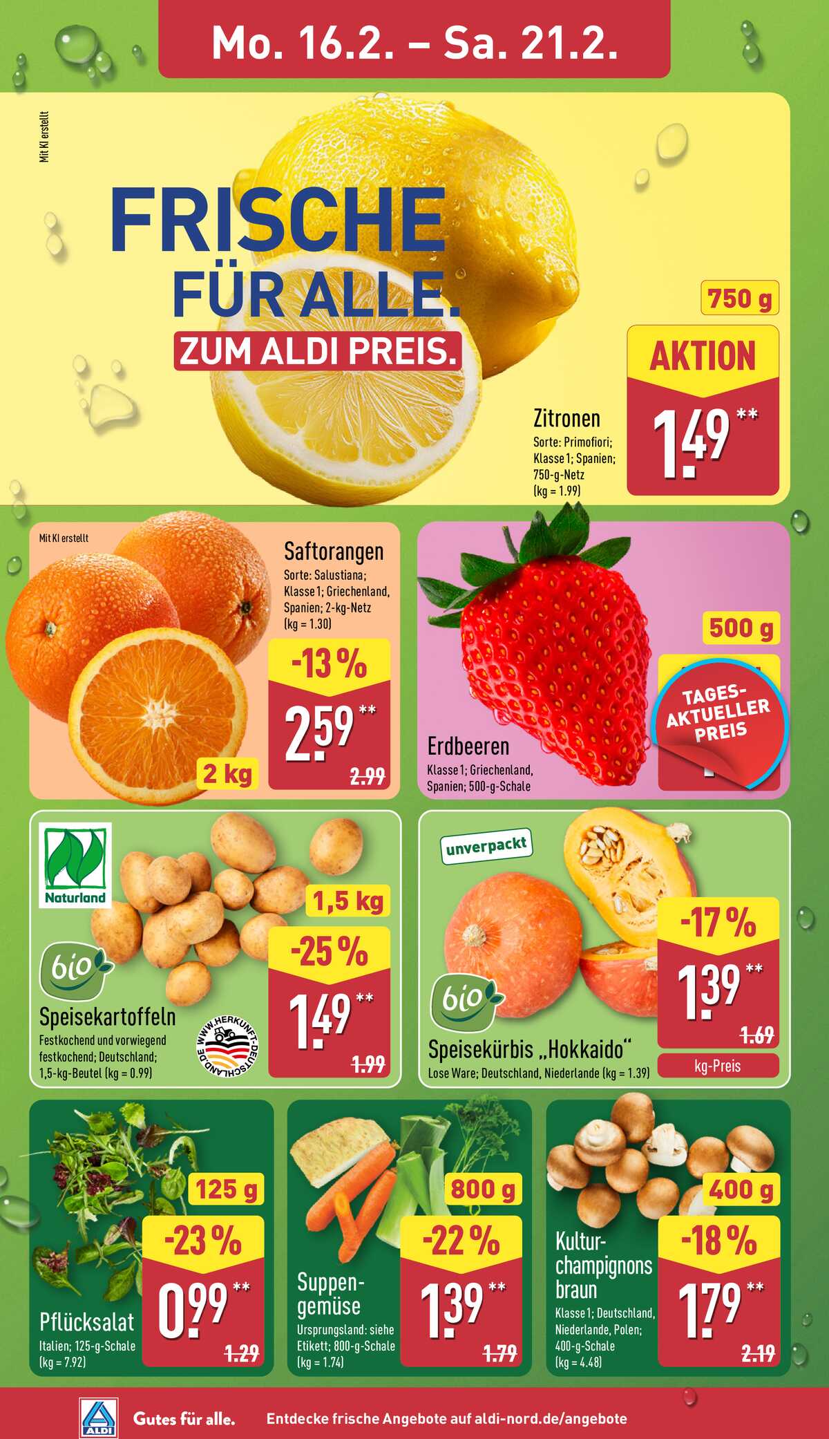 Leták ALDI Německo 16.2.-22.2.2026 strana 2