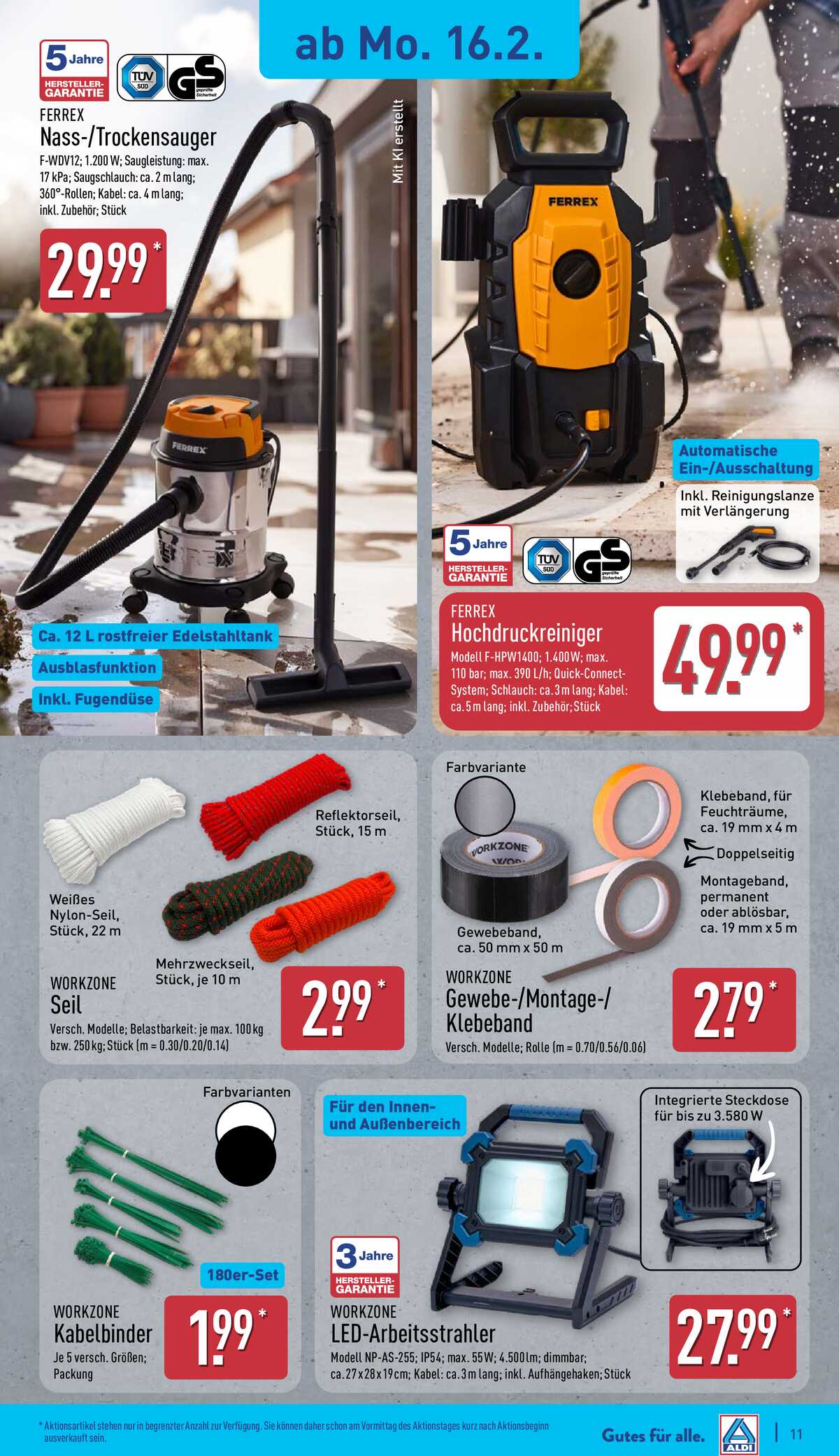 Leták ALDI Německo 16.2.-22.2.2026 strana 16