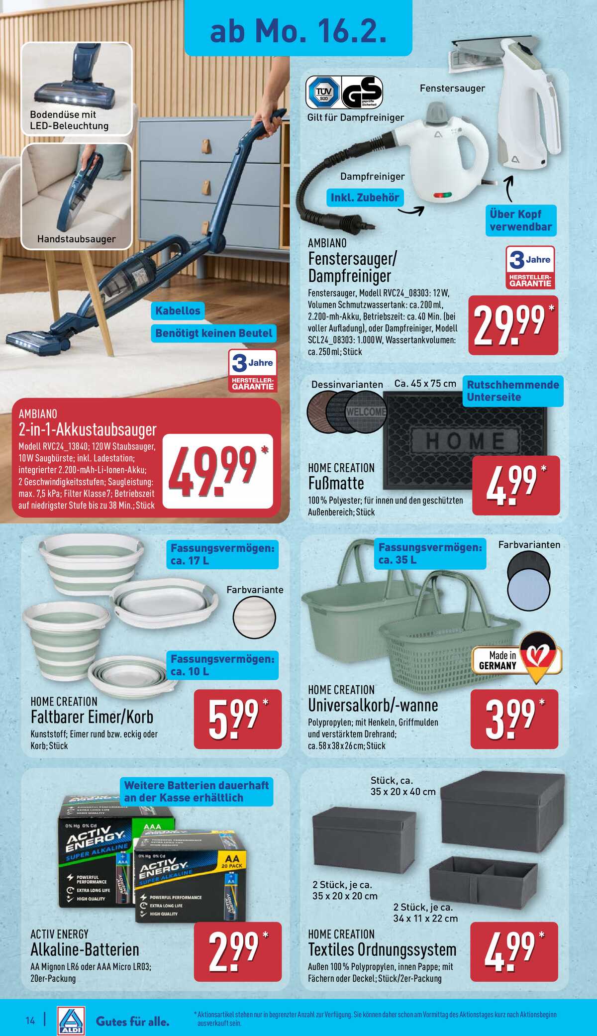 Leták ALDI Německo 16.2.-22.2.2026 strana 19