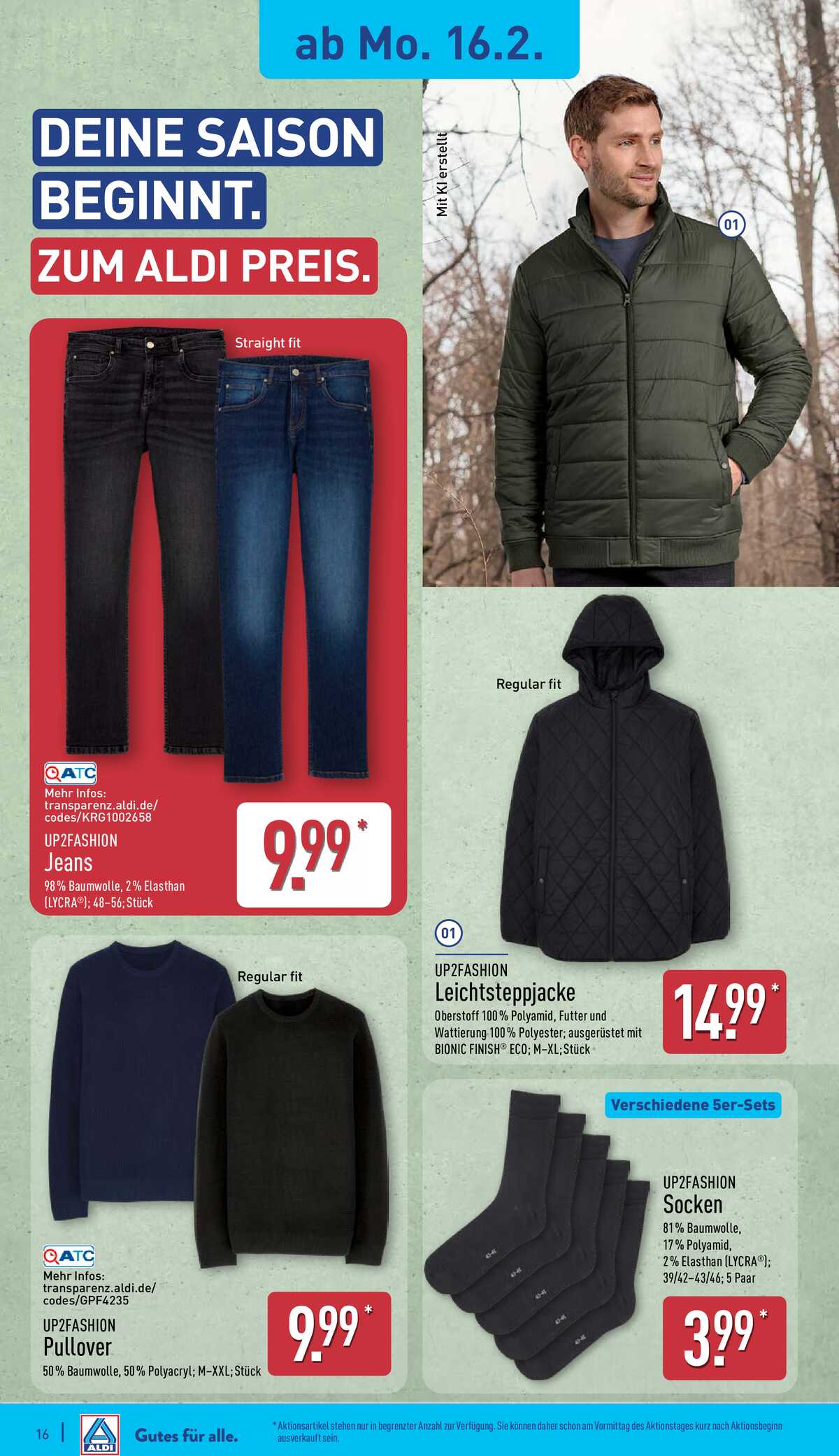 Leták ALDI Německo 16.2.-22.2.2026 strana 21