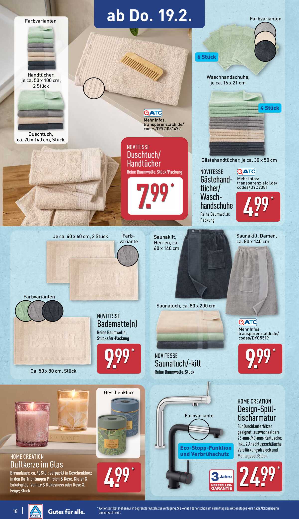 Leták ALDI Německo 16.2.-22.2.2026 strana 23