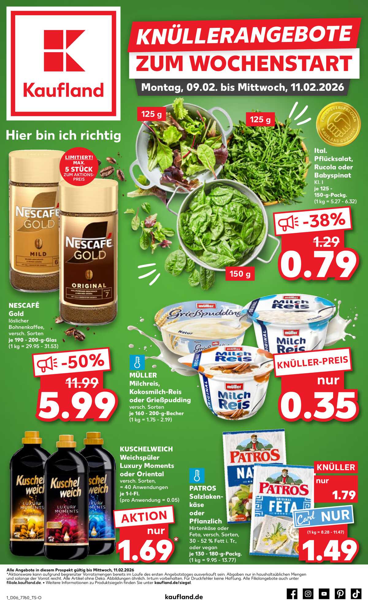 Leták Kaufland Německo 8.2.-11.2.2026 strana 1