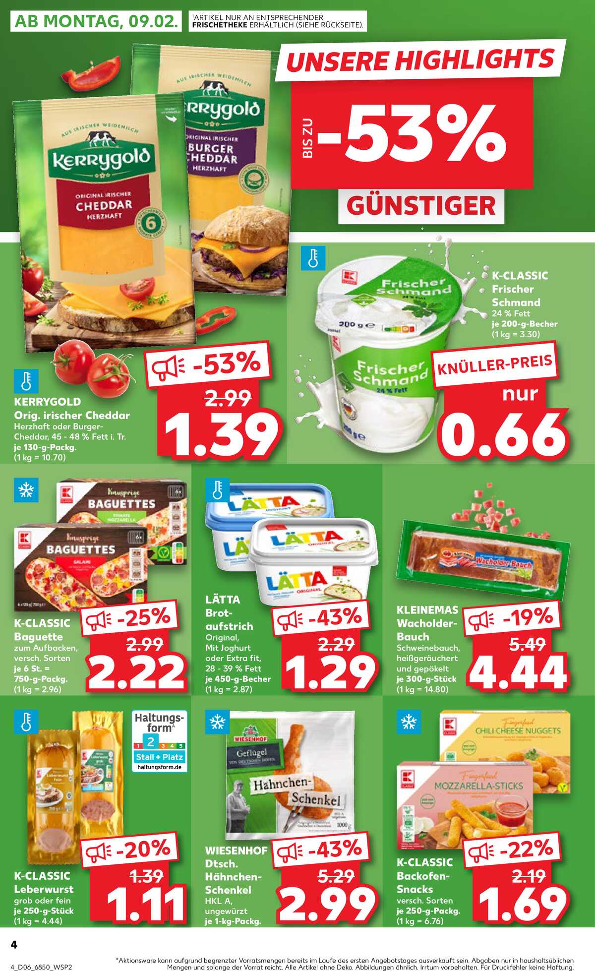 Leták Kaufland Německo 8.2.-11.2.2026 strana 4