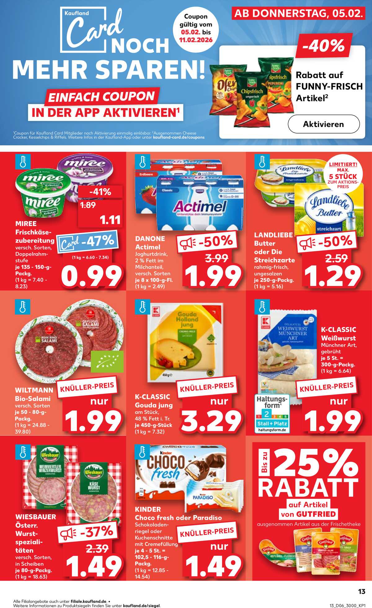 Leták Kaufland Německo 8.2.-11.2.2026 strana 13
