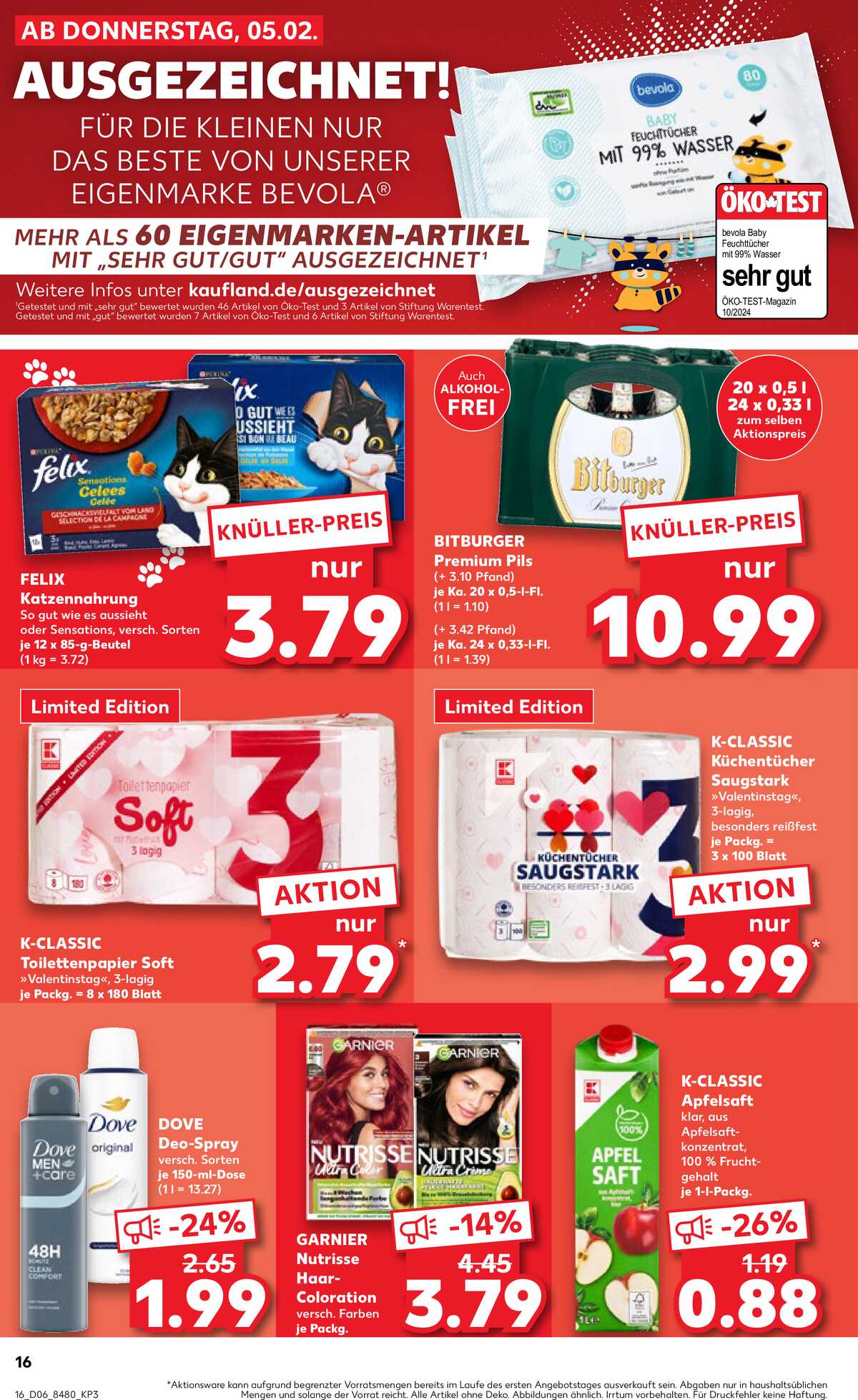Leták Kaufland Německo 8.2.-11.2.2026 strana 16