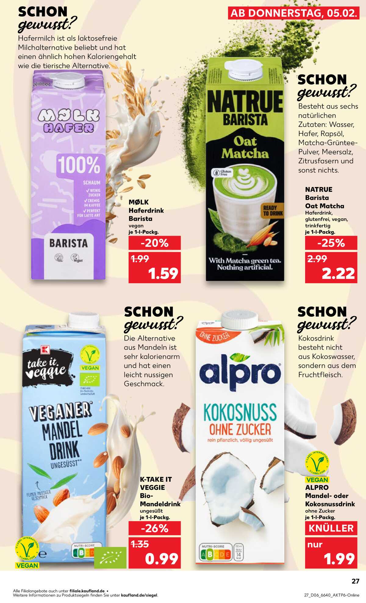 Leták Kaufland Německo 8.2.-11.2.2026 strana 27