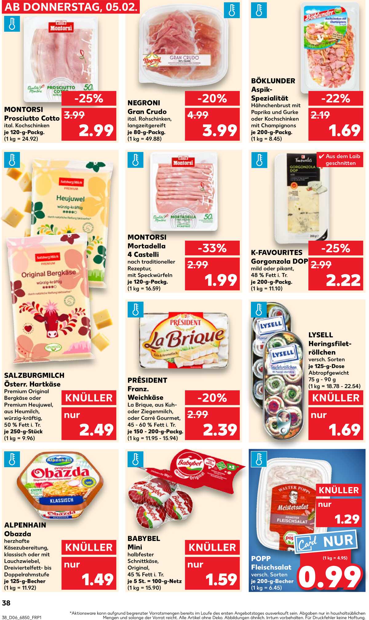 Leták Kaufland Německo 8.2.-11.2.2026 strana 38