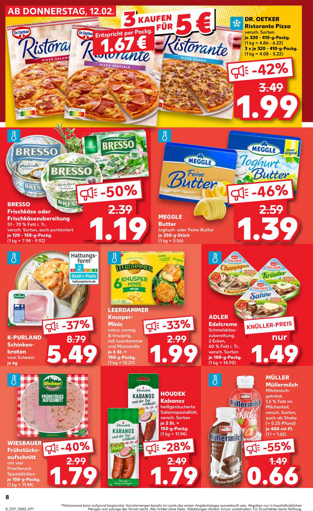 Leták Kaufland Německo 12.2.-18.2.2026 strana 8