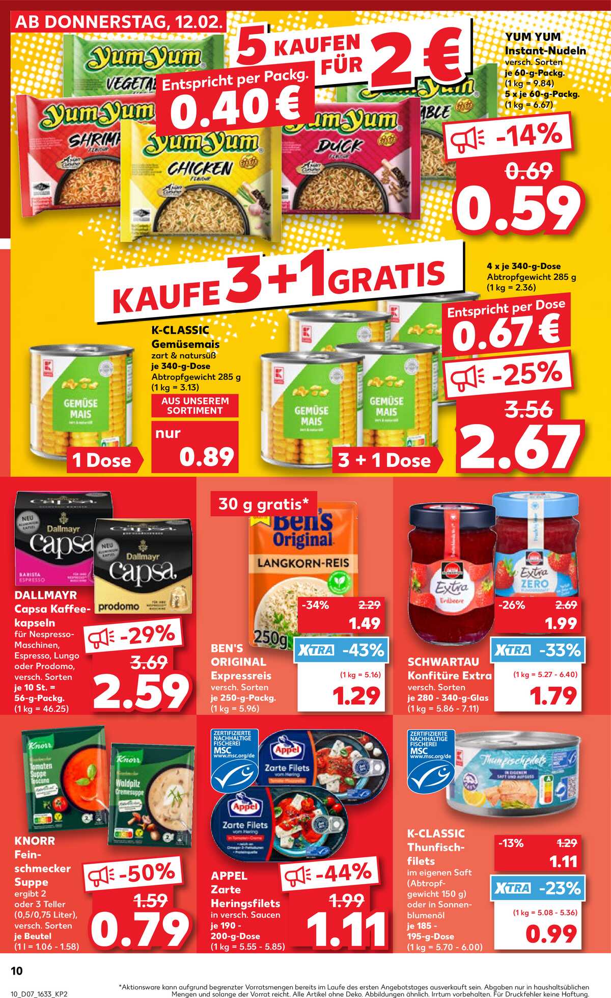 Leták Kaufland Německo 12.2.-18.2.2026 strana 10