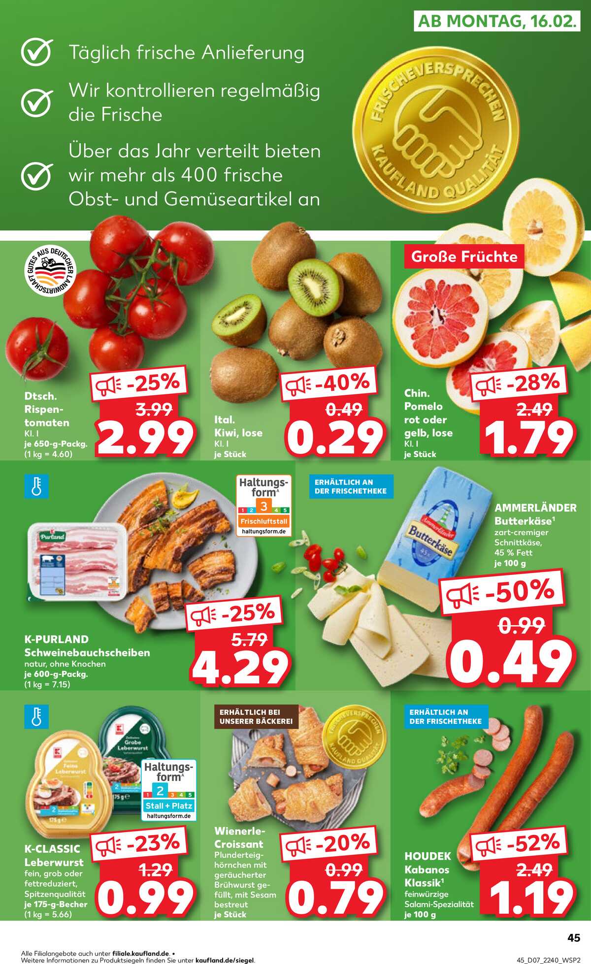 Leták Kaufland Německo 12.2.-18.2.2026 strana 45