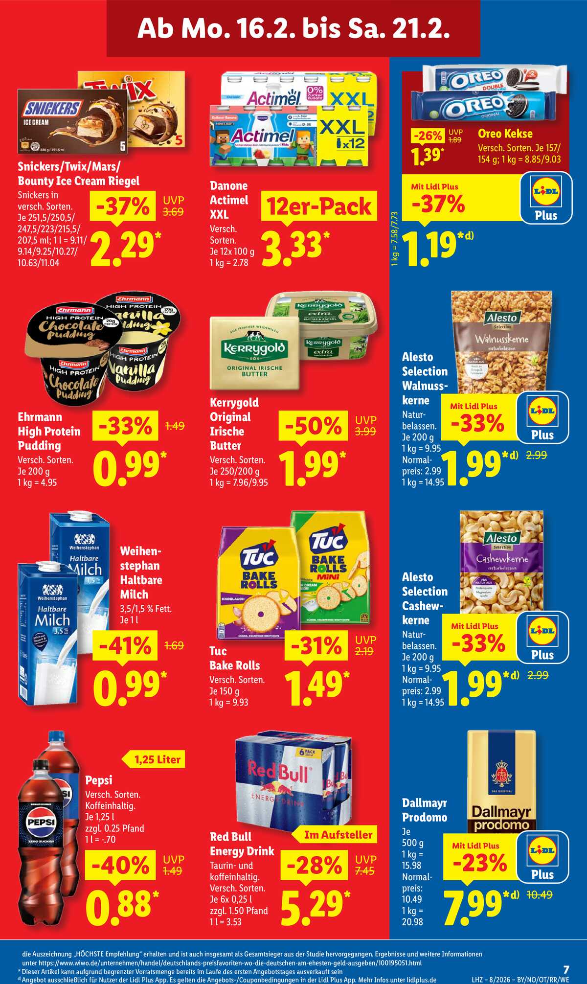 Leták Lidl Německo 16.2.-21.2.2026 strana 13