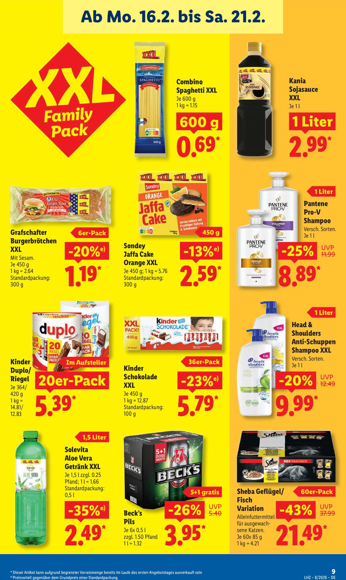 Leták Lidl Německo 16.2.-21.2.2026 strana 15