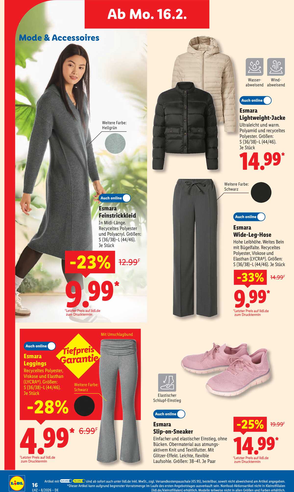 Leták Lidl Německo 16.2.-21.2.2026 strana 34