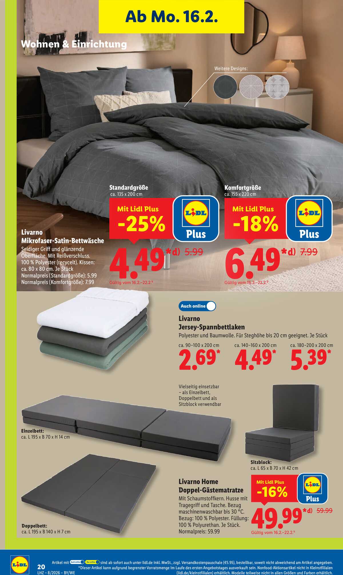 Leták Lidl Německo 16.2.-21.2.2026 strana 36