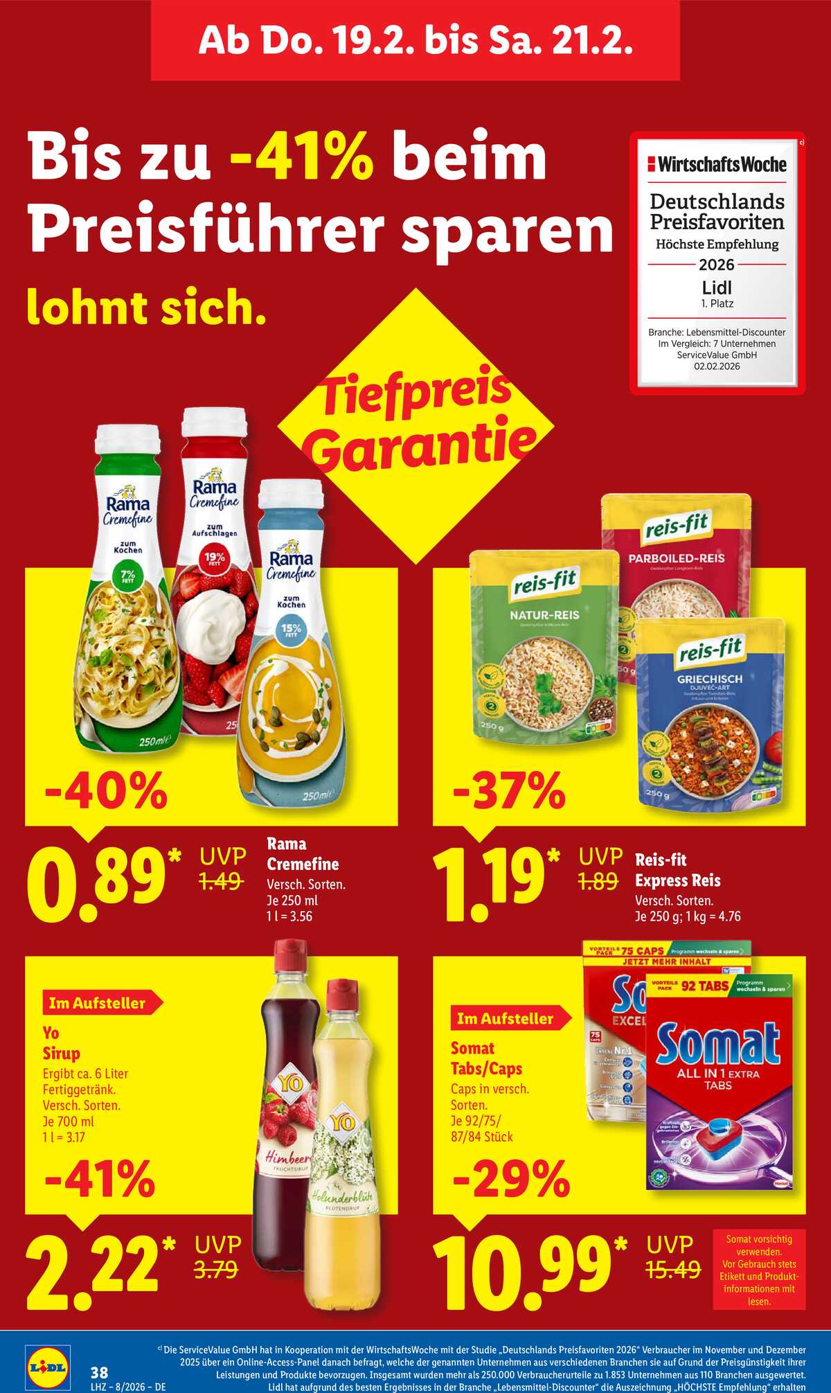 Leták Lidl Německo 16.2.-21.2.2026 strana 60