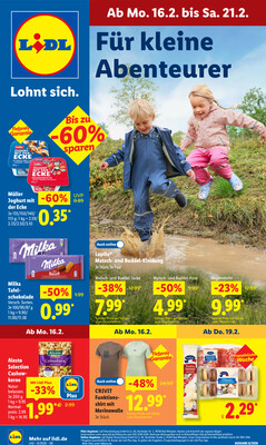 Leták Lidl Německo 16.2.-21.2.2026