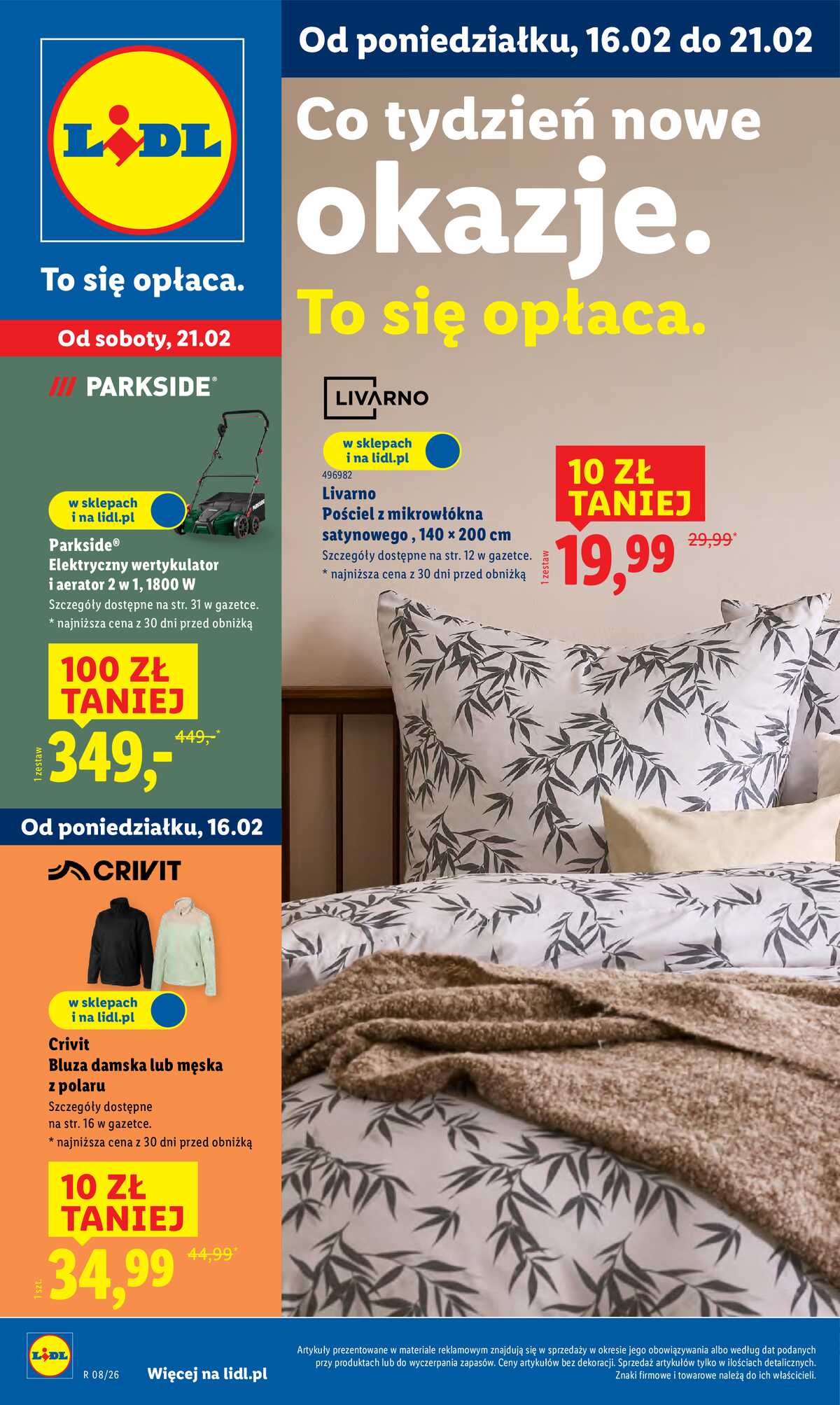 Katalog Lidl Polsko 16.2.-21.2.2026 strana 1