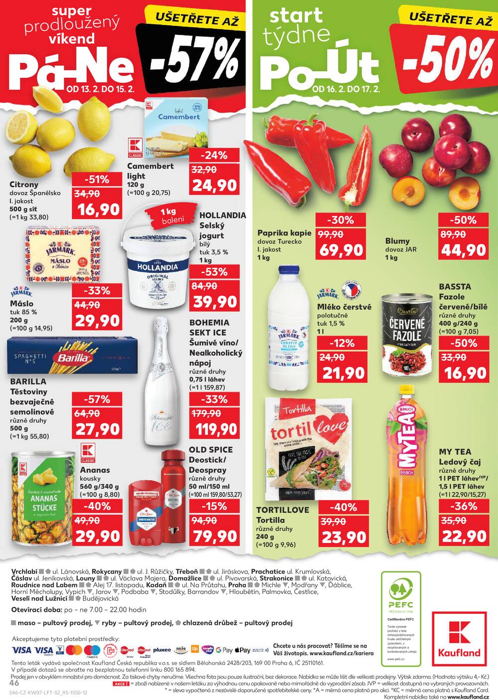 Kaufland 11.2. - 17.2. - Kaufland - Praha 3 (Jarov)