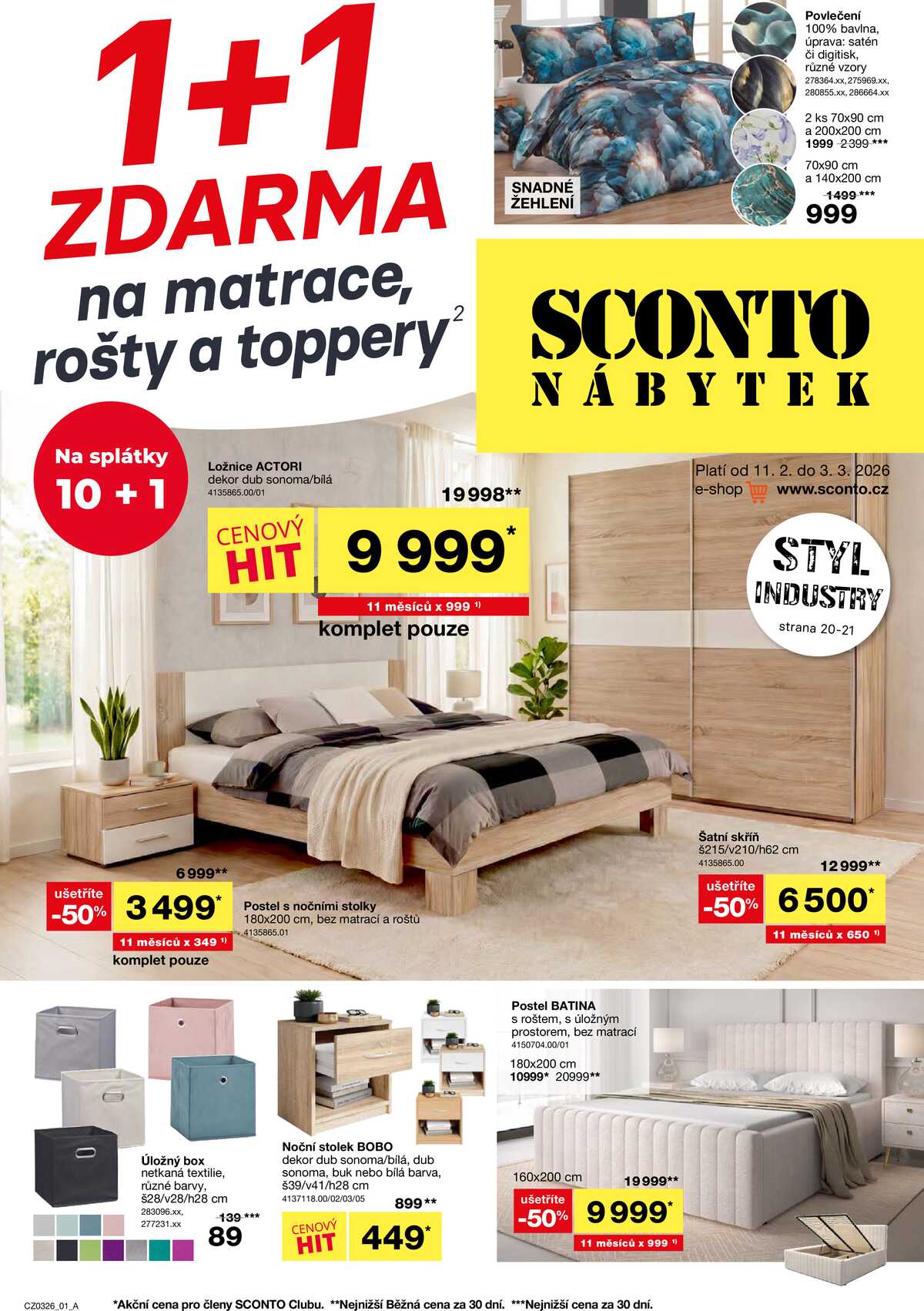 Sconto nábytek od 11.2. do 3.3.2026 strana 1