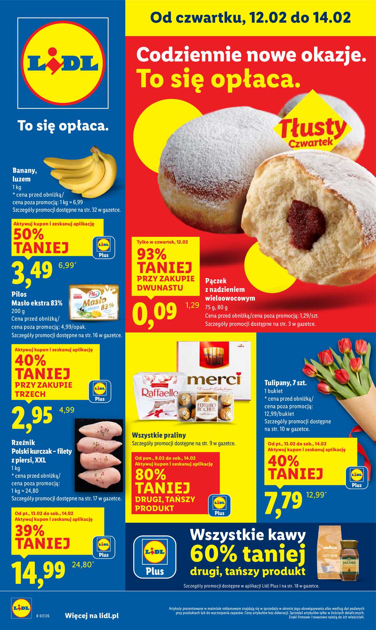 Leták Lidl Polsko 12.2.-14.2.2026 strana 1